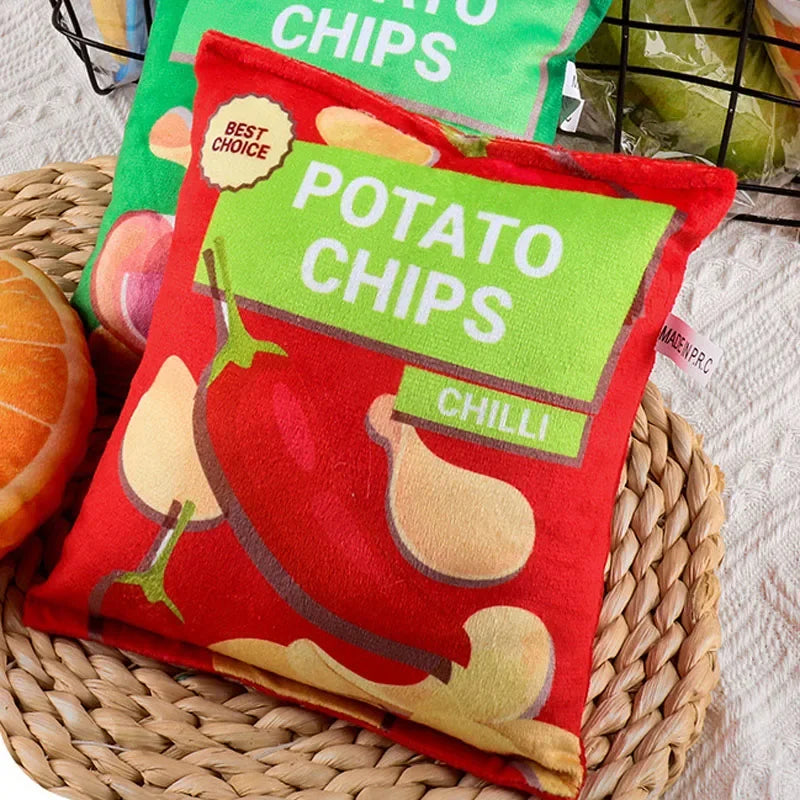 Dog Plush Toy - Yummy Snack!