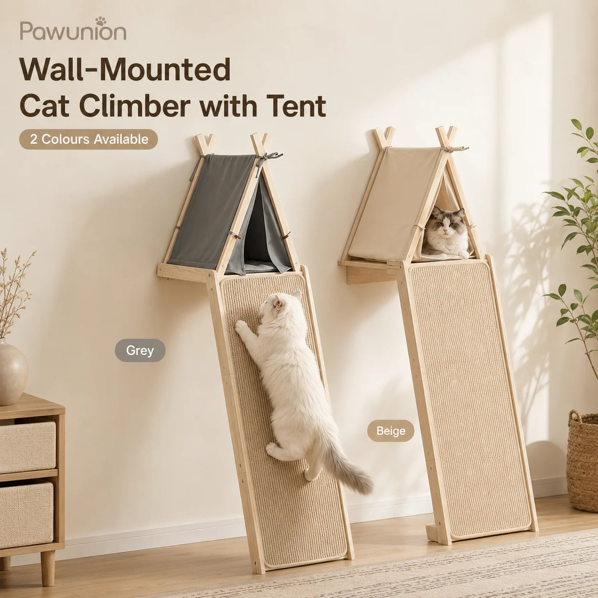 Wall-Mounted Cat Climber - PawUnion