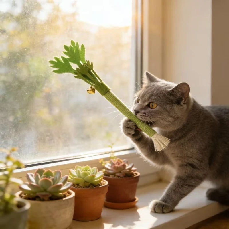 Cat Chew Toy - Leek