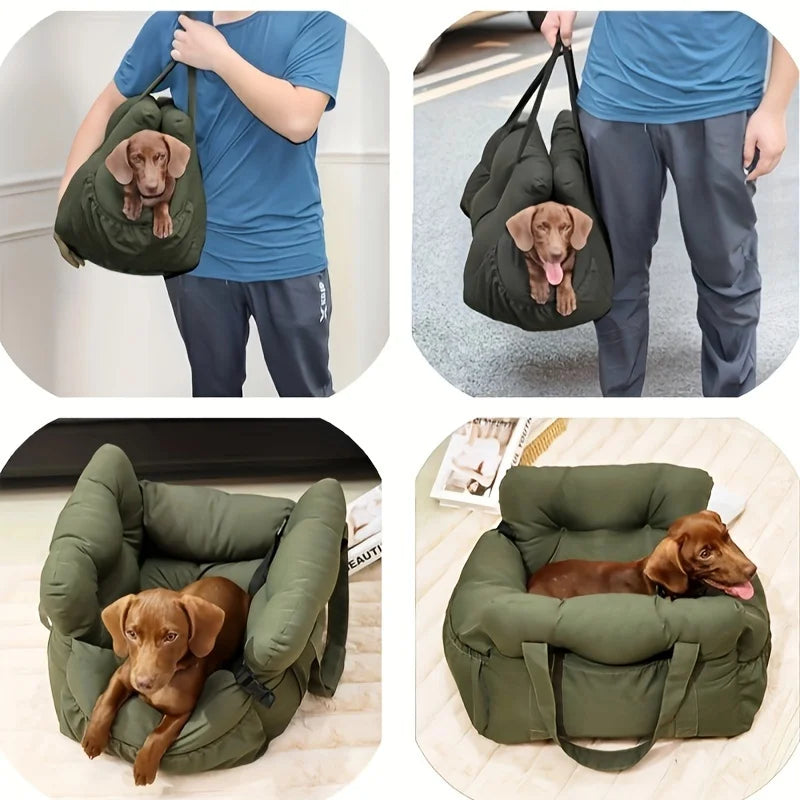 Dog Car Seat - Soft & Stylish