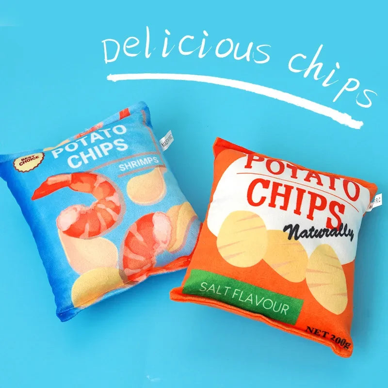 Dog Plush Toy - Yummy Snack!