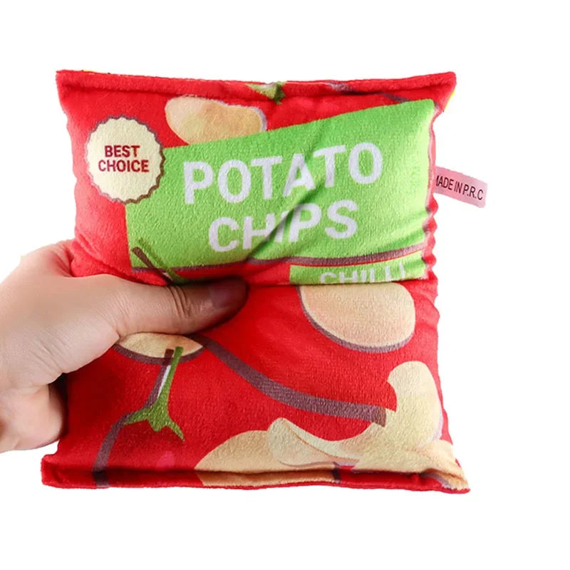 Dog Plush Toy - Yummy Snack!