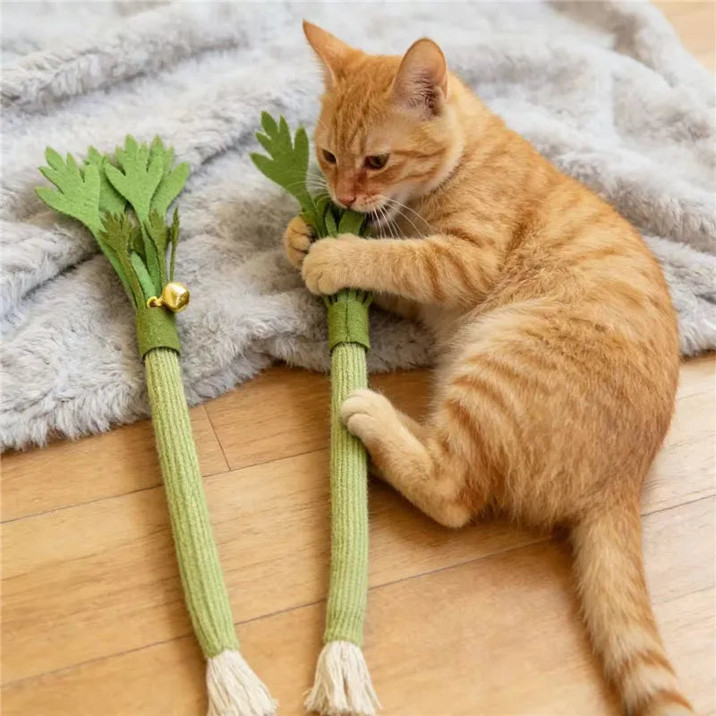 Cat Chew Toy - Leek